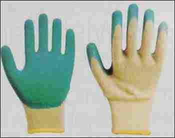 Latex Dipped Gloves Wrinkle Finish