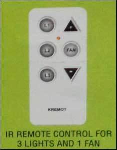 IR Remote Control for 3 Lights and 1 Fan