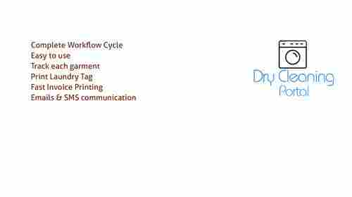Dry Cleaning Portal Service (Online and Offline)
