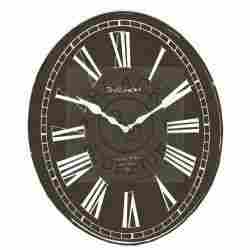 Black Scorpion Oval Wall Clock