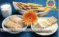 Cheese Garlic And Mushroom Biscuit