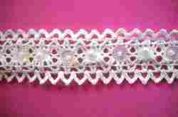 Beaded Lace With Sequins And Pearls
