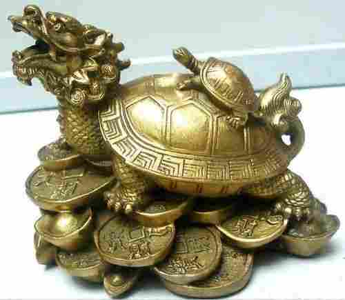 Handcrafted Brass Tortoise