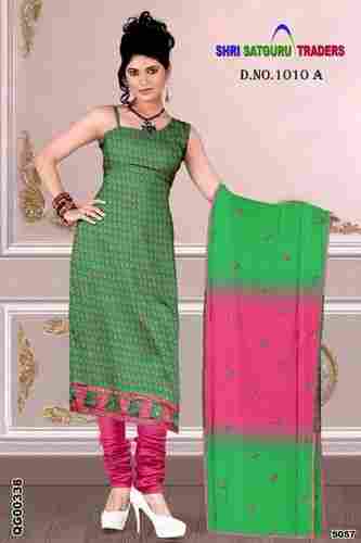 Pure Chanderi Embroidery Suits