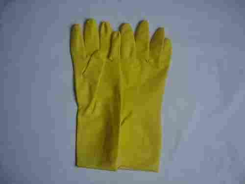 Flocklined Household Latex Gloves - 60G/Pair