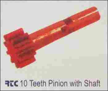10 Teeth Pinion with Shaft