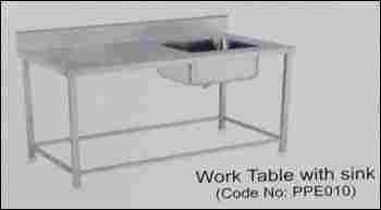 Work Table With Sink 