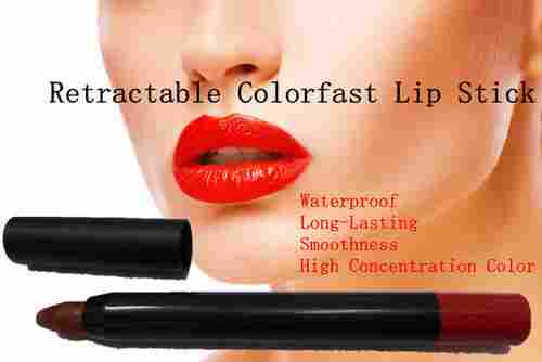 Retractable Colorfast Lip Stick