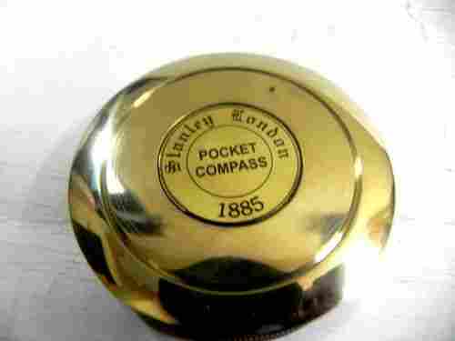 Brass Pocket Compass 1885