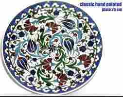 Classic Hand Painted Ceramic Plate (Tcp-004)