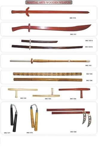 Martial Art Wooden Weapons