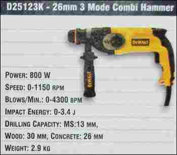 26 mm 3 Mode Combi Hammer (D25123K)