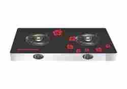 Gas Stove Two Burner Automatic with Glass