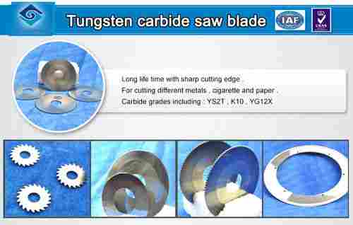 Tungsten Carbide Saw Blade For Cutting