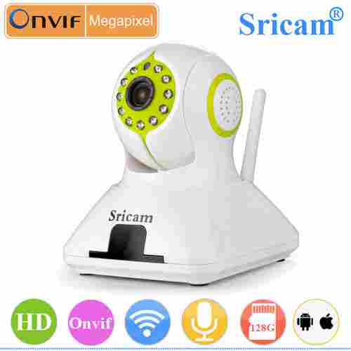 Automatic Sricam SP006 H.264 High Definition Color CMOS Sensor Indoor IP Camera