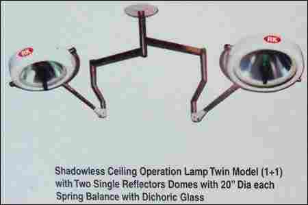 Shadowless Ceiling Operation Lamp Twin Model