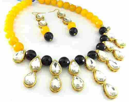 Semi Precious Beads Necklace Set