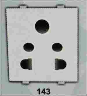 Multi Socket For 3 Pin and 2 Pin