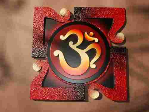 Om Wooden Wall Hanging