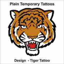 Tiger Temporary Tattoos