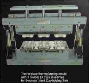 Trim In Place Thermoforming Mould Machine