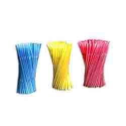 Single Colored Plastic Straws