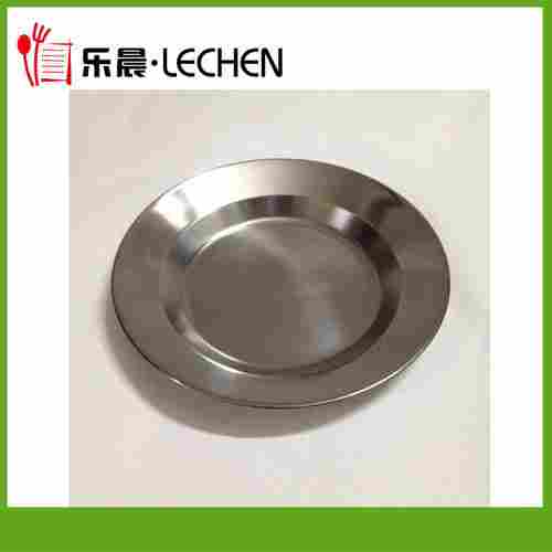Stainless Steel Plate and Dishes Dinnerware Tableware Tray