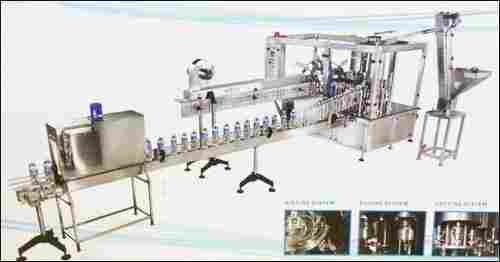 Industrial Automatic Rinsing Filling And Capping Machine