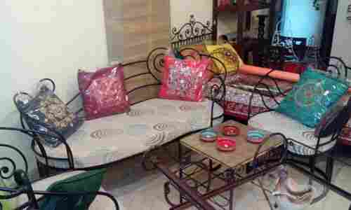 Wrought Iron Sofa And Chair Set