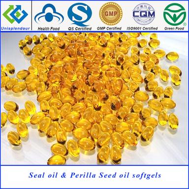 Seal Oil And Perilla Seed Oil Softgels