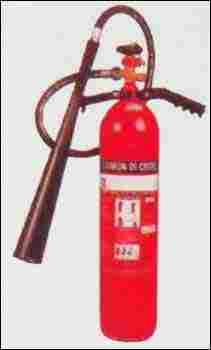 Carbon Di Oxide Squeeze Grip And Wheel Type Fire Extinguisher