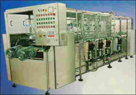 Automatic Jar Washing, Machine 7 Stages with outside Jar brushing and automatic unloading