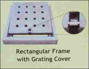 Rectangular Frame With Grating Cover