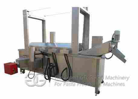 Continuous Chicken And Chips Frying Machine