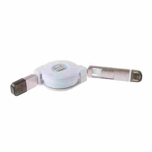 Retractable 2 in 1 USB Data Sync Charging Cable for Android And Apple iPhone 5 And 6