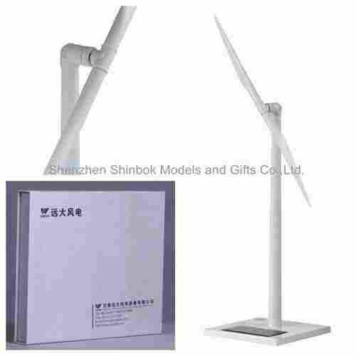 Diecast Zinc Alloy And Abs Plastic Blades Solar Windmill