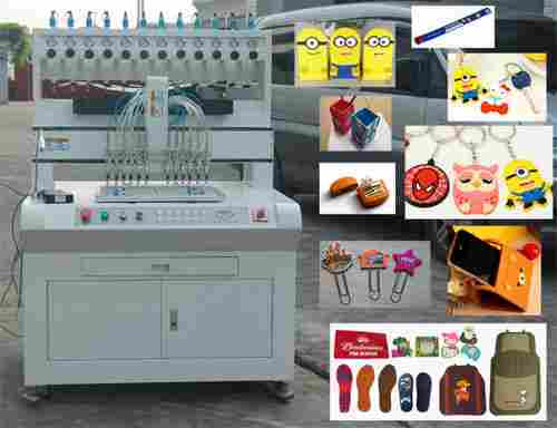 Automatic PVC And Silicone Dispenser Machine 12 Color High Yield SGS CE