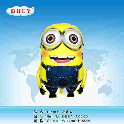 Cartoon Character Big Minion Helium Balloon