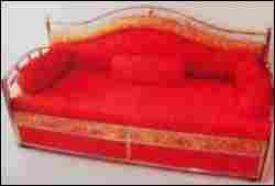 Sofa Cum Bed In Red Colour