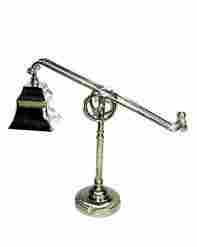 Dual Arm Desk Lamp Adjustable With Bell Shaped Shade
