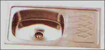 Stainless Steel Kitchen Gems Single Bowl Single Drain Sink (SBSD-11)