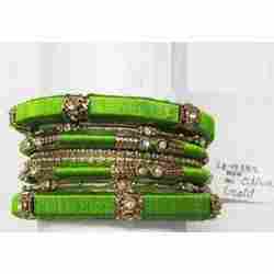 Green Metal Bangle