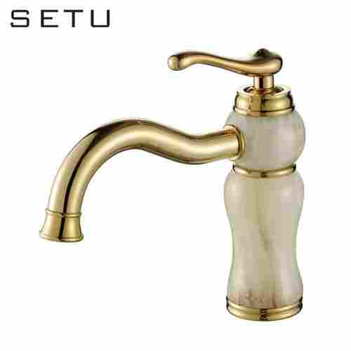 Solid Brass Brushed Washbasin Faucet