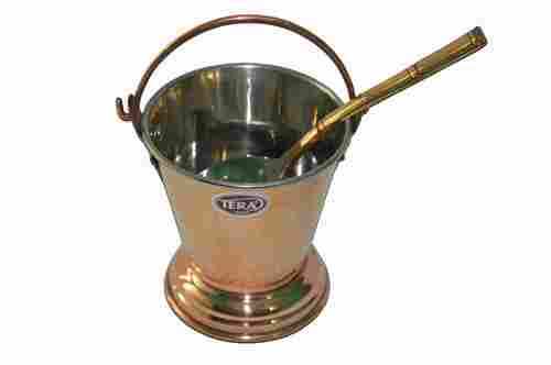 Copper Bucket And Spoon