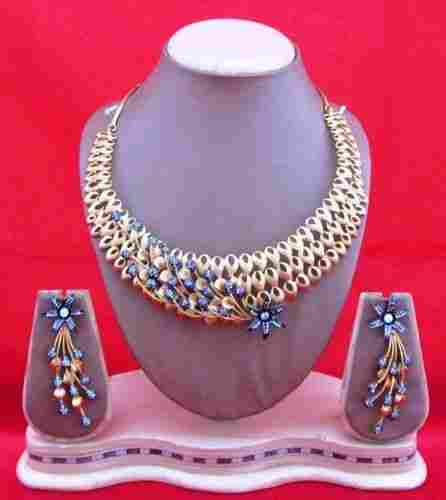 Micro Gold Plated Necklace Set