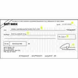 Cheque Personalization Printing Services