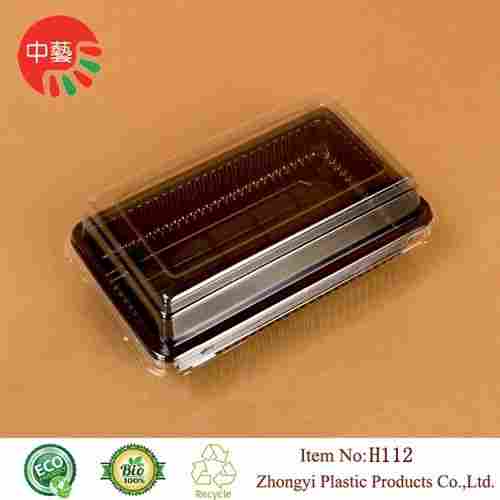Takeaway Plastic Packaging Cake Box With Lid