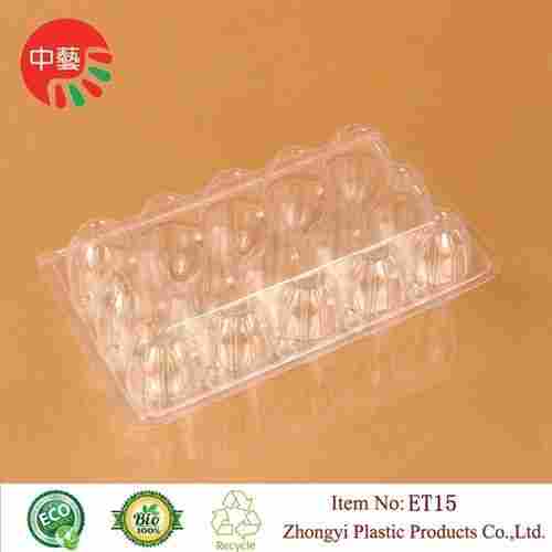 Clear Clamshell Packaging Blister Plastic Egg Tray