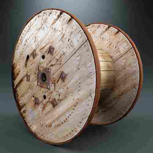 Large Wooden Cable Drum