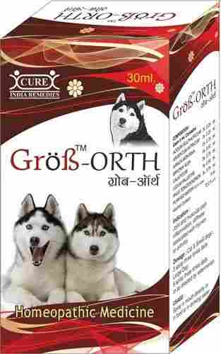 GROB ORTH DOGS RANGE HOMEOPATHIC